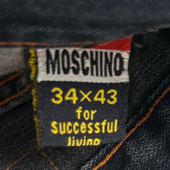 MOSCHINO 34X43 LOW RISE FLARED JEANS - Picture 4 of 4